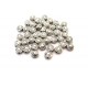 DI23 - (30 buc.) Distantier rotund argintiu antic 6.5mm 