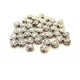 Distantier rotund argintiu antic 6.5mm