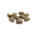 Distantier multisir 2 gauri bronz antic 10*5mm