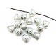 Distantier inimioara argintiu antic 8*7mm