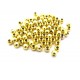 DI178 - (10 buc.) Distantier auriu sfere 4mm