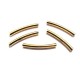DI209 - (20 buc.) Distantier tub arcuit auriu rose 25mm