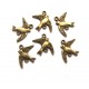 DISPONIBIL 1 SET CU 3 BUCATI - CO24 - Conector randunica bronz antic 21*17mm