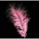 Pene marabu roz 12-18cm