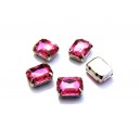 DM01-05 - Distantier montee dreptunghi roz fucsia 10*8mm - STOC FOARTE LIMITAT!!!