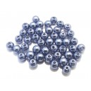 PA5mm-07 - (50 buc.) Perle acril albastre sfere 5mm