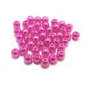 PA5mm-14 - (50 buc.) Perle acril roz fucsia sfere 5mm