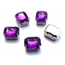 DM19-05 - Distantier montee dreptunghi violet 14*10mm