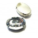 DM40-01 - Distantier montee oval clear 25*18mm