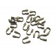 WG03 - (100 buc.) Protectie sarma/wire guardian bronz antic  5*4mm