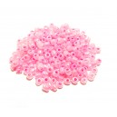 MN4mm-95A - (45 grame) Margele nisip Ceylon roz cald irizat 4mm