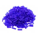 MT-14 - (19 grame) Margele nisip tub albastru cobalt 6mm
