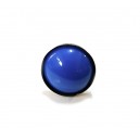 BIJ144C - Inel bronz antic cu cabochon albastru 22mm