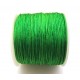 (1 metru) Snur nylon margele Shamballa verde crud 1mm