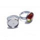 OTE210 - Baza inel reglabila otel inoxidabil platou 14mm