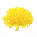 MT-46 - (19 grame) Margele nisip tub galbene 4-5mm