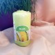 DISPONIBIL 3 BUCATI - Lumanare parfumata stalp pepene 11*6cm