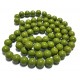 MS33 - (1 sirag) Margele sticla verde olive sfere 12mm