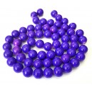 E-MS59A- (1 sirag) Margele sticla albastru royal violet degrade sfere 14mm
