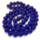 E-MS81 - (1 sirag) Margele sticla bleumarin indigo sfere 14mm