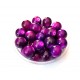 MS86 - Margele sticla mov inchis magenta degrade sfere 14mm