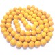 MS167 - (1 sirag) Margele sticla galben copt sfere 12mm
