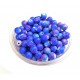 MS246 - (300 buc.) Margele sticla nuante albastru intens si roz sfere 8mm