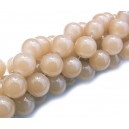 MSP531 - Margele sticla capuccino gold sfere 10mm