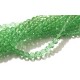 DISPONIBIL 2 SETURI - MFS657 - (100 buc.) Cristale verde pal sfere fatetate 4mm
