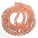 E-MSCR8mm-45 - (1 sirag) Margele crackle piersica sfere 8mm