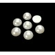 CAP10mm-21 - Cabochon acril perla alb-ivory 10mm