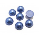 E-CAP10mm-08A - (200 buc.) Cabochon acril perla albastra 10mm