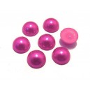 CAP10mm-12 - Cabochon acril perla roz fucsia 10mm
