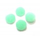 CRS98-B - Cabochon rasina druzy verde menta pal 14mm