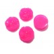 CRS98-G - Cabochon rasina druzy roz fucsia 14mm