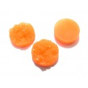 CRS99-C - Cabochon rasina druzy portocaliu neon 16mm