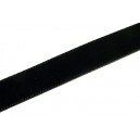 (1 metru) Panglica catifea neagra 10mm