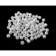 PA4mm-02 - (100 buc.) Perle acril albe sfere 4mm