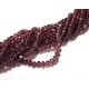 MFR803 - (10 buc.) Cristale plum mauve rondele fatetate 4x3mm