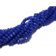MFR813 - (10 buc.) Cristale medium navy blue opac rondele fatetate 4x3mm