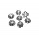 DISPONIBIL 1 SET CU 37 BUCATI - OTE192 - Capacele otel inoxidabil floare 7mm