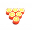 MLPF-03 - Margele rasina portocale 9-10mm