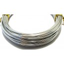 SMA1.5mm-22 - (1 spira) Sarma modelaj aluminiu argintie 1.5mm
