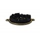 CCR07 - Conector bronz antic cu cabochon rasina 34*27.5mm/25mm