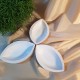 DISPONIBIL 3 BUCATI - Bol portelan alb 18*11.5*3.5cm