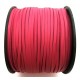 E-SFS-G-3mm-13 - (10 metri) Snur faux suede roz fucsia imitatie piele 3mm