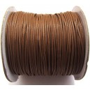 SPOL1.5mm-07 - (1 metru) Snur poliester cerat ciocolata cu lapte 1.5mm