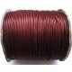 SPOL1.5mm-19 - (1 metru) Snur poliester cerat visiniu 01 1.5mm