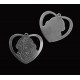CP653 - Semn de carte bronz antic 85mm