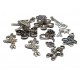 DISPONIBIL 1 SET - MX556 - Mixt pandantive si charmuri argintiu antic diverse marimi